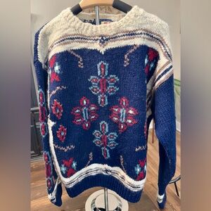 NWT  Vintage Woolrich For American Eagle Multicolor Wool Women's Sweater Size L